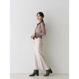 サテンナロースカート | MERCURYDUO | 詳細画像9 