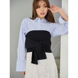 レースパッチワークフレアスカート | MERCURYDUO | 詳細画像10