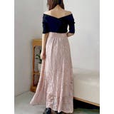 レースパッチワークフレアスカート | MERCURYDUO | 詳細画像20