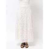 レースパッチワークフレアスカート | MERCURYDUO | 詳細画像21