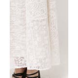 レースパッチワークフレアスカート | MERCURYDUO | 詳細画像25