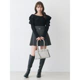 ベルト付きチェックプリーツミニスカパン | MERCURYDUO | 詳細画像3 