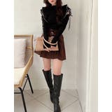 ベルト付きチェックプリーツミニスカパン | MERCURYDUO | 詳細画像30 