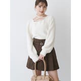 ベルト付きチェックプリーツミニスカパン | MERCURYDUO | 詳細画像9 