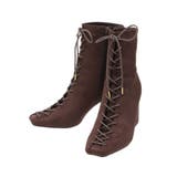 レースアップフェイクスエードブーツ | MERCURYDUO | 詳細画像13