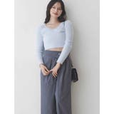 ミニシャギーVネッククロップドニット | MERCURYDUO | 詳細画像12