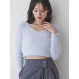 ミニシャギーVネッククロップドニット | MERCURYDUO | 詳細画像15
