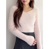 ミニシャギーVネッククロップドニット | MERCURYDUO | 詳細画像25