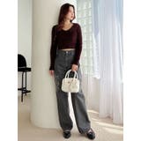 ミニシャギーVネッククロップドニット | MERCURYDUO | 詳細画像34