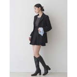 異素材フリルオフショルリブニット | MERCURYDUO | 詳細画像45 