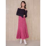 アシメパールチェーンワンショルニット | MERCURYDUO | 詳細画像15 