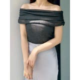 ドレープオフショルコンパクトニット | MERCURYDUO | 詳細画像30 