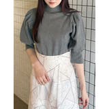 総針パワショルスリットスリーブニット | MERCURYDUO | 詳細画像7 