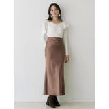 ペプラムラッフルコンパクトニット | MERCURYDUO | 詳細画像12 