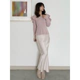 ペプラムラッフルコンパクトニット | MERCURYDUO | 詳細画像40 