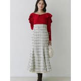 ペプラムラッフルコンパクトニット | MERCURYDUO | 詳細画像8 