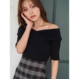 ブラック | クロスニット | MERCURYDUO