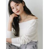 3WAYボートネックニット | MERCURYDUO | 詳細画像1 