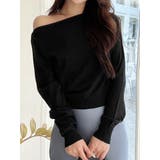 ブラック | 3WAYボートネックニット | MERCURYDUO