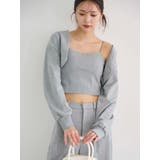 【WEB限定】裏毛キャミアンサンブル | MERCURYDUO | 詳細画像4 