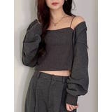 チャコールグレー | 【WEB限定】裏毛キャミアンサンブル | MERCURYDUO