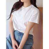 オフホワイト | シンプルコンパクトTシャツ | MERCURYDUO