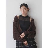 ショルダーレースアップカーデ | MERCURYDUO | 詳細画像7