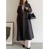 チャコールグレー | ウールチェスターコート | MERCURYDUO