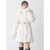 アイボリー | フェイクファー付きアライドロングダウン | MERCURYDUO