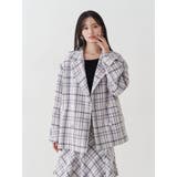 オリジナルロービングチェックPコート | MERCURYDUO | 詳細画像11 