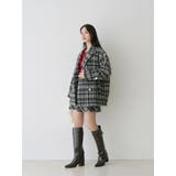 オリジナルロービングチェックPコート | MERCURYDUO | 詳細画像7 