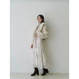 テーラードカラーフェイクファーショートコート | MERCURYDUO | 詳細画像12