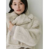 テーラードカラーフェイクファーショートコート | MERCURYDUO | 詳細画像16