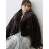 テーラードカラーフェイクファーショートコート | MERCURYDUO | 詳細画像23