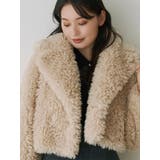 テーラードカラーフェイクファーショートコート | MERCURYDUO | 詳細画像34