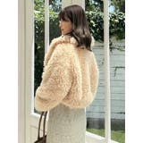 テーラードカラーフェイクファーショートコート | MERCURYDUO | 詳細画像41