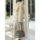 テーラードカラーフェイクファーショートコート | MERCURYDUO | 詳細画像42