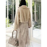 テーラードカラーフェイクファーショートコート | MERCURYDUO | 詳細画像43