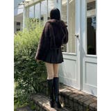 テーラードカラーフェイクファーショートコート | MERCURYDUO | 詳細画像48