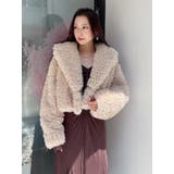 テーラードカラーフェイクファーショートコート | MERCURYDUO | 詳細画像50