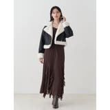 フェイクレザームートンボンバージャケット | MERCURYDUO | 詳細画像12