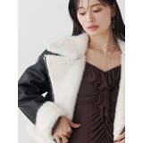 フェイクレザームートンボンバージャケット | MERCURYDUO | 詳細画像13