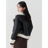 フェイクレザームートンボンバージャケット | MERCURYDUO | 詳細画像14