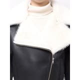 フェイクレザームートンボンバージャケット | MERCURYDUO | 詳細画像32