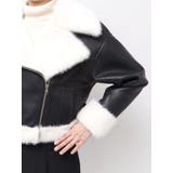 フェイクレザームートンボンバージャケット | MERCURYDUO | 詳細画像33