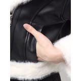 フェイクレザームートンボンバージャケット | MERCURYDUO | 詳細画像34