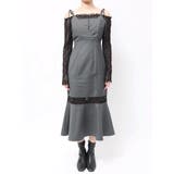 レースパネル切替ワンピース | MERCURYDUO | 詳細画像24 