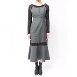 レースパネル切替ワンピース | MERCURYDUO | 詳細画像35 