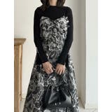 ジャカードバックレースアップキャミワンピース | MERCURYDUO | 詳細画像12 