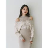 ツイードニットカーデドッキングマーメイドニットワンピース | MERCURYDUO | 詳細画像12